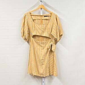 Zara Yellow Stripe Dress